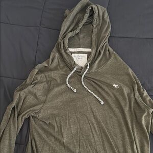 Abercrombie & Fitch Olive Green Hoodie